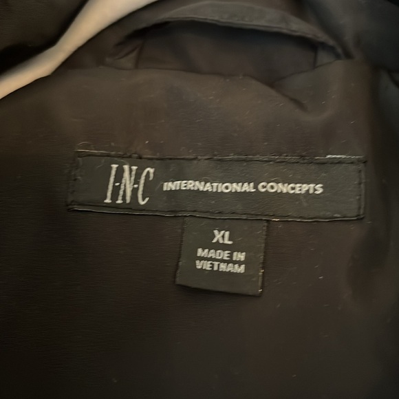 INC Faux-Fur Trim Hooded Puffer Coat, Created for Macy's size XL in EUC - Picture 2 of 9